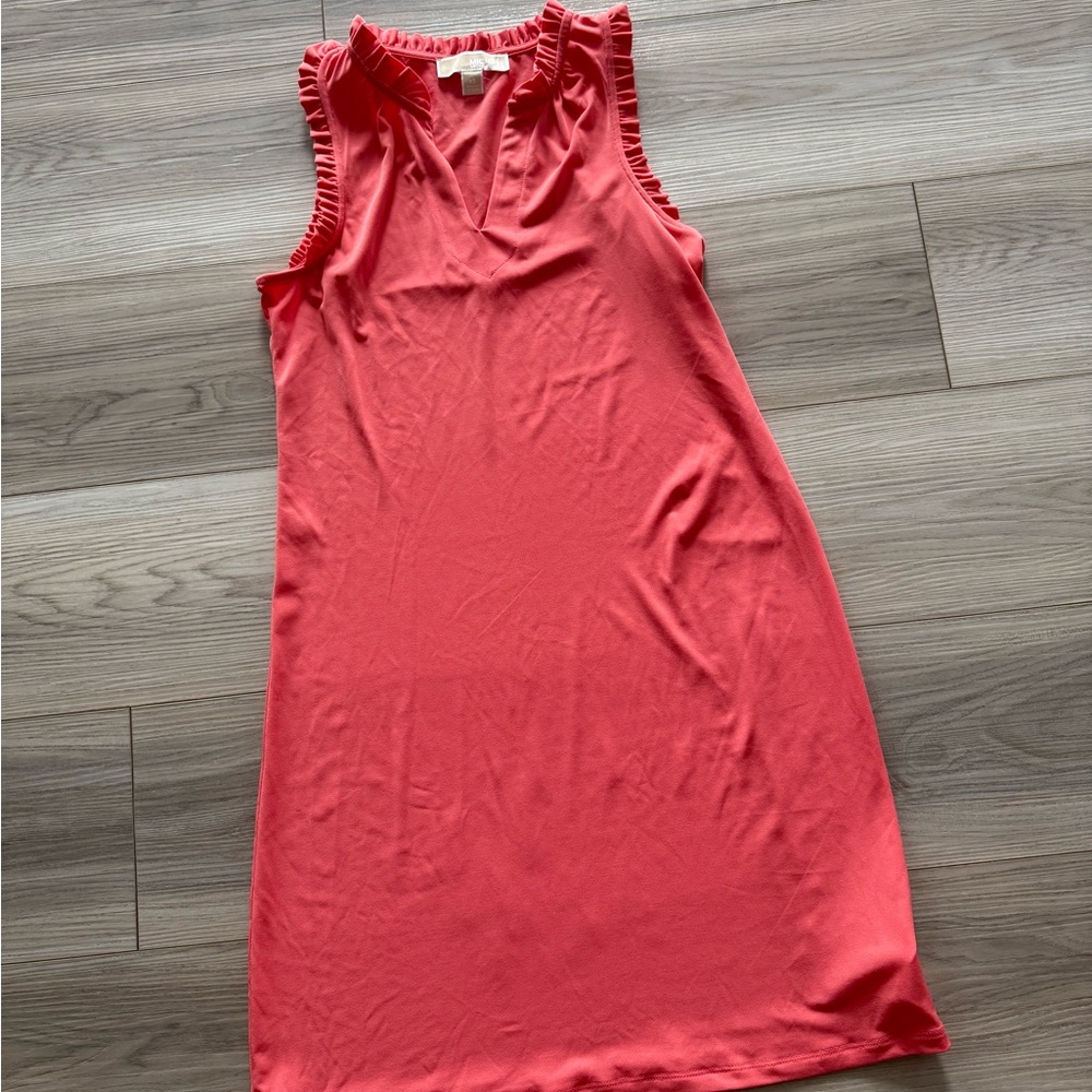 Michael Kors Coral Midi Dress